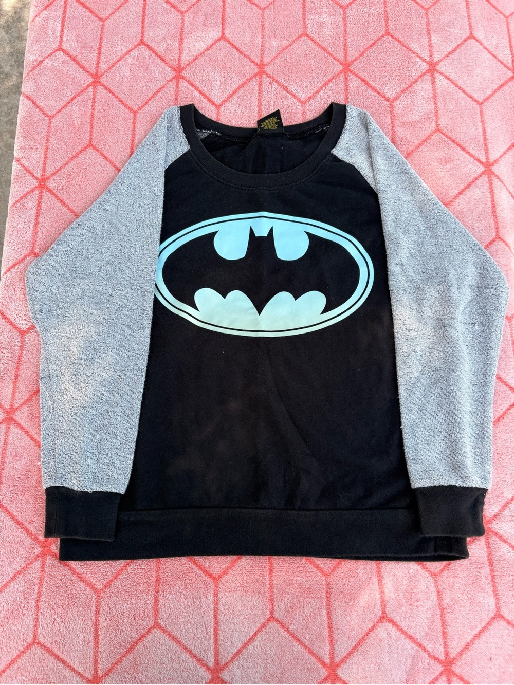 Batman Tag Detail with Black and Yellow Logo